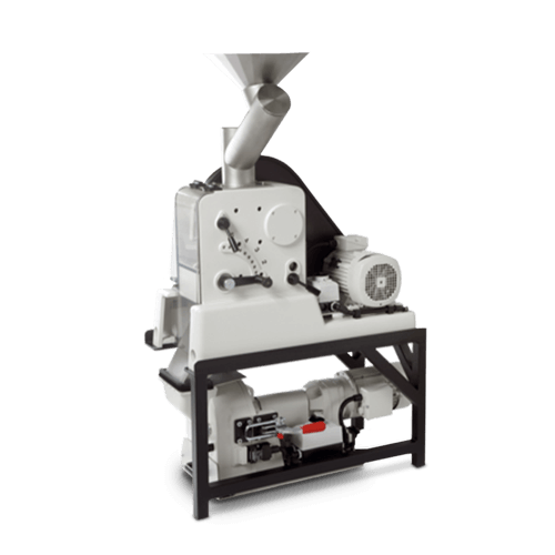 Щековая дробилка Pulverisette 1 model I с дисковой мельницей Pulverisette 13 classic line, FRITSCH
