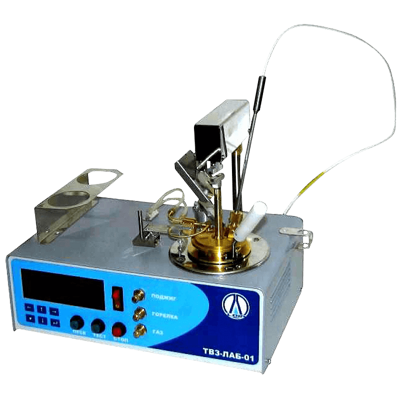 Напівавтоматичний апарат для визначення температури спалаху в закритому тиглі